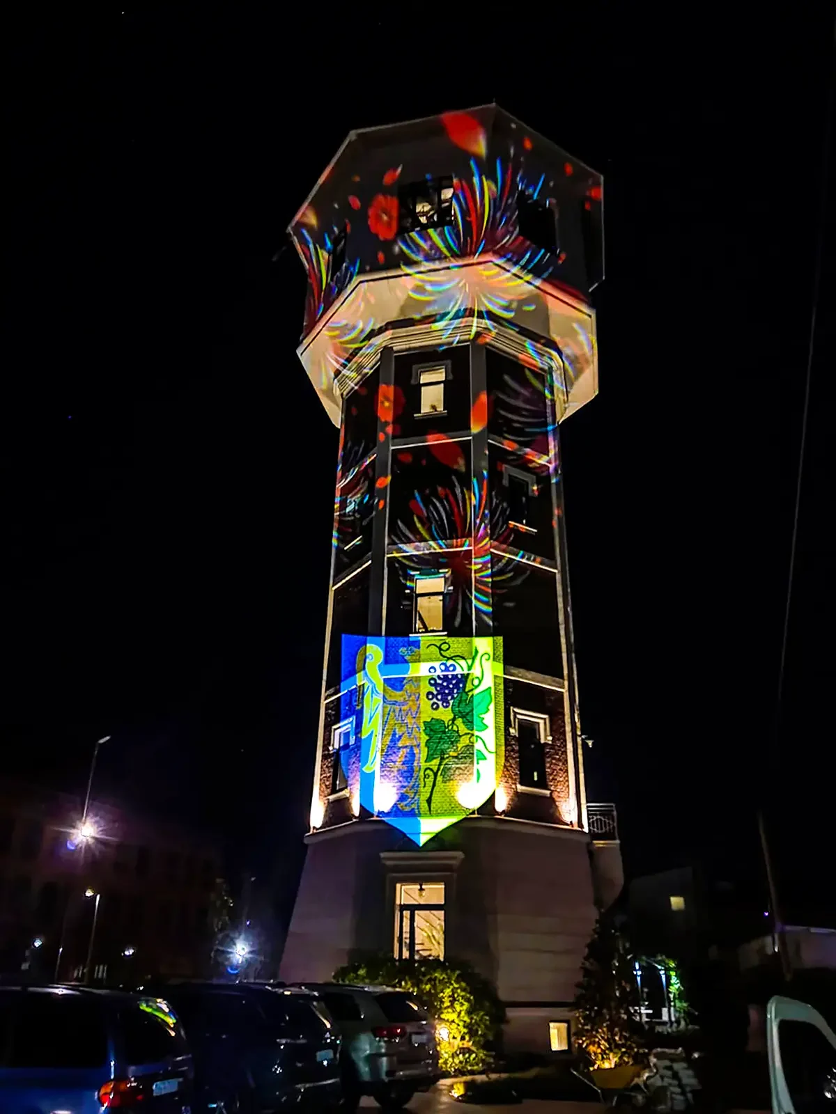 Projekcja GOBO na Sylwestra