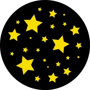 GOBO mit Sternenmotiv, zweifarbige Version
