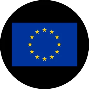 GOBO mit der Flagge der Europäischen Union, dreifarbige Version